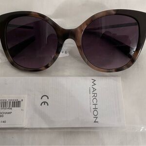 Longchamp Women's IVORY Havana Tortoise Sunglasses LO636S NEW $193 Retail - MINT